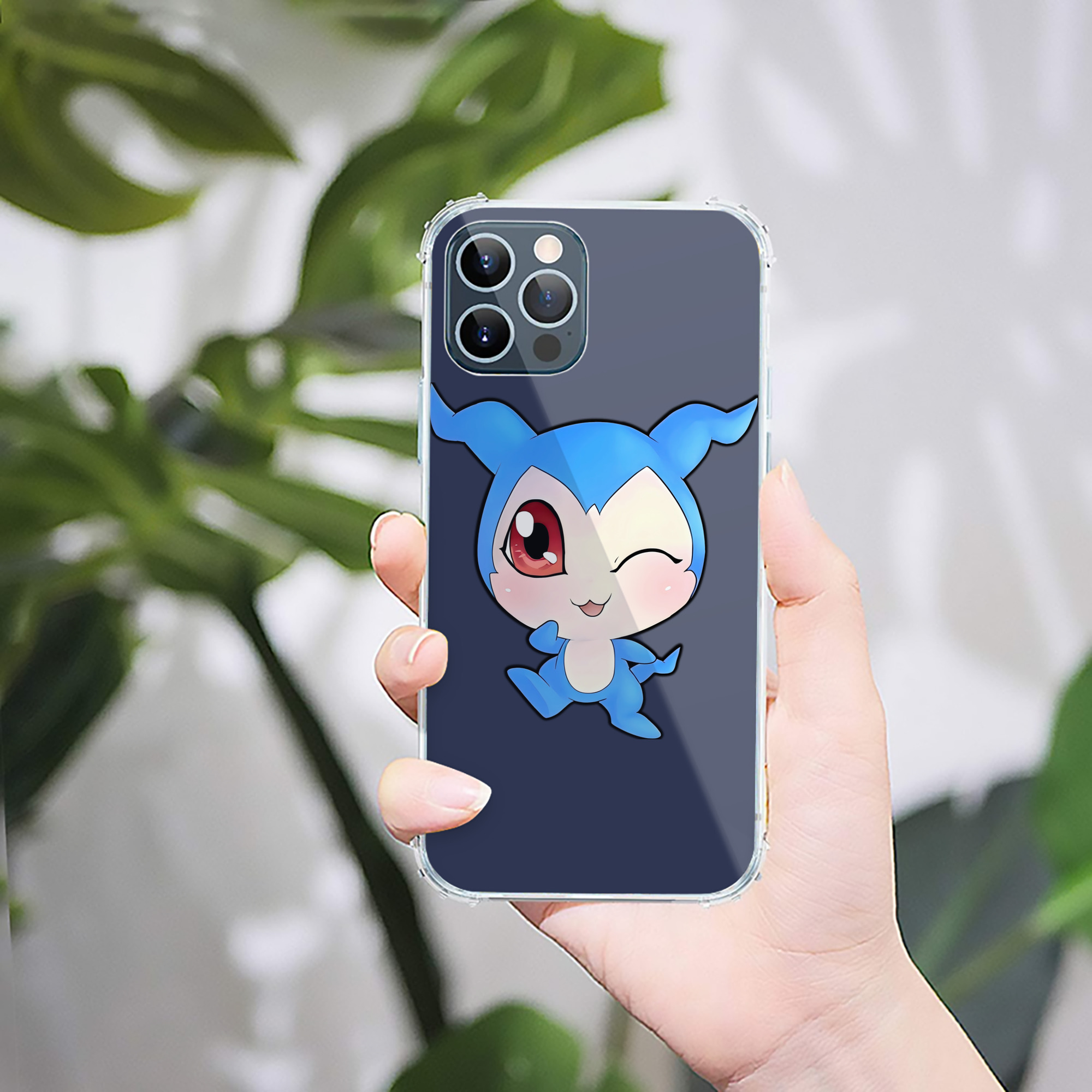 （画像用） Digimon デジタルモンスター/デジモン 【iPhone 12シリーズ対応】透明スマホケース（クリアソフトケース）